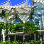 The Hawaii Convention Center is located near Waikiki in Honolulu