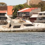 On April 14 2023 this boat is tilting to the side as it has suffered deviation and is  need of removal and repair in the harbor at Lahaina Maui.